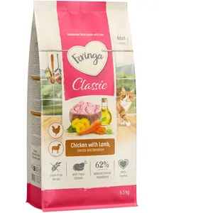 6,5 kg Feringa Adult Duo poulet avec agneau nourriture sèche pour chats pas cher