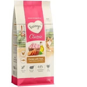 2 kg Feringa Adult Duo Poulet avec truite nourriture sèche pour chats pas cher