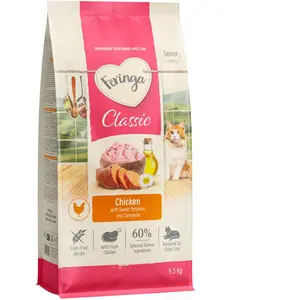 6,5 kg Feringa Senior au poulet nourriture sèche pour chats pas cher