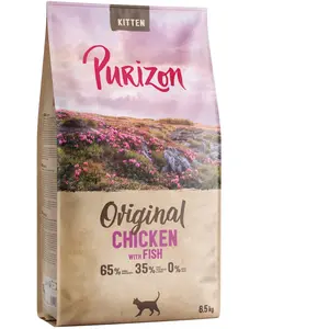 6,5kg Kitten Purizon sans céréales poulet, poisson pour chaton pas cher
