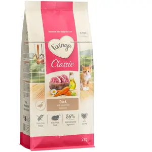 2kg Kitten canard Feringa - Croquettes pour chat pas cher