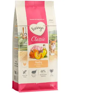 2 kg Feringa Kitten Classic volaille nourriture sèche pour chats pas cher