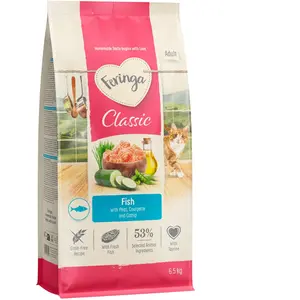 6,5 kg Feringa Adult Classic poisson nourriture sèche pour chats pas cher