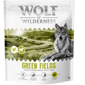 1kg Wolf of Wilderness Senior "Green Fields" agneau - sans céréales Croquettes pour chien pas cher