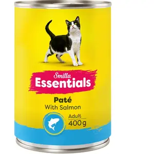 Smilla Essentials Pâté 12 x 400 g pour chat - saumon (12 x 400 g) pas cher