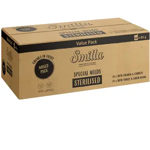 Smilla Sachets fraîcheur Sterilised Bouchées aux légumes - Jumbopack : lot mixte (48 x 85 g) pas cher