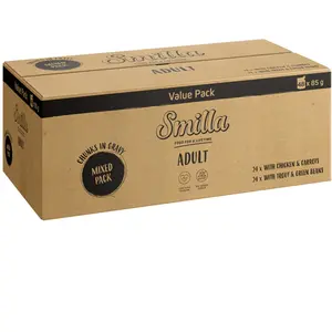 48 x85 g jumbopacke lot mixte Smilla adulte pour chat pas cher