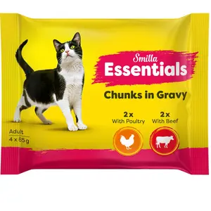 Smilla Essentials Bouchées en sauce pour chat - 4 x 85 g pas cher