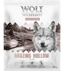 260g Wolf of Wilderness oreilles de porc "Grazing hollows" friandises pour chiens pas cher
