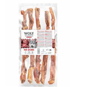 3x5p. Wolf of Wilderness Peau de tête de boeuf extra longue friandise pour chiens pas cher
