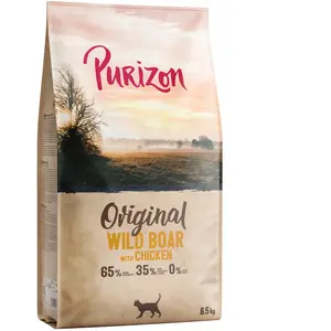 6.5kg Purizon Adult Sanglier avec poulet sans céréales croquettes pour chat pas cher