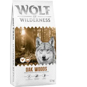 12kg Wolf of Wilderness Adult "Oak Woods" Sanglier sans céréales - Croquettes pour Chien pas cher