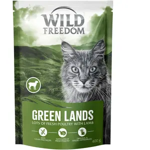 400g Wild Freedom Adult "Green Lands" Agneau - sans céréales croquettes pour chat pas cher