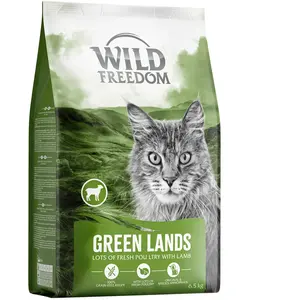 2x6.5kg Wild Freedom Adult "Green Lands" Agneau - sans céréales croquettes pour chat pas cher