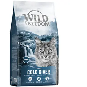 2kg Wild Freedom Adult Cold River Saumon recette sans céréales croquettes pour chat pas cher