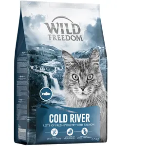 6.5kg Wild Freedom Adult Cold River Saumon recette sans céréales croquettes pour chat pas cher