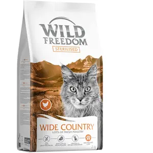 2kg Wild Freedom Adult Wide Country Sterilised volaille - Croquettes pour chat pas cher