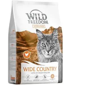 6,5kg Wild Freedom Adult Wide Country Sterilised volaille - Croquettes pour chat pas cher