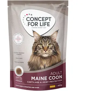 400g Concept for Life Maine Coon Adult croquettes pur chat pas cher