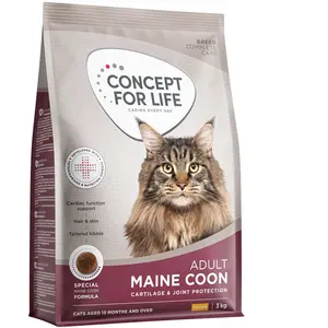 3kg Concept for Life Maine Coon Adult croquettes pur chat pas cher