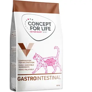 2x10kg Concept for Life Veterinary Diet Gastrointestinal Croquettes pour chat pas cher