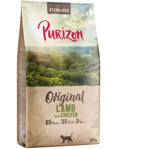 6.5kg Purizon Sterilised Adult Agneau avec poulet - sans céréales croquettes pour chat pas cher