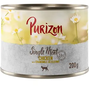 Purizon Adult 200 g - sans céréales pour chat - Single Meat poulet, fleurs de camomilleVendu parzooplus-be