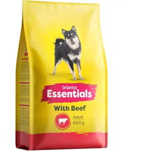 600 g Briantos Essentials Adulte au boeuf croquettes pour chien pas cher