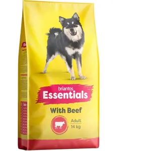 14 kg Briantos Essentials Adulte au boeuf croquettes pour chien pas cher
