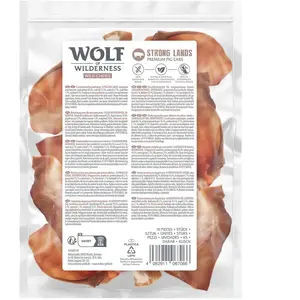 10pcs Wolf of Wilderness Oreilles de porc Premium, friandises pour chiens pas cher