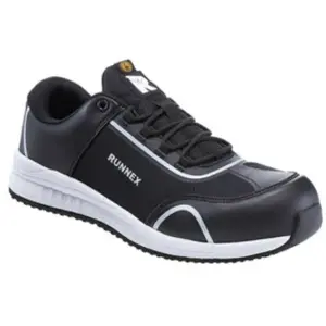 RUNNEX S1Ps-ESD-Sicherheitshalbschuhe Sportstar 5113 Schwarz/Weiß-37 pas cher