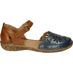 Josef Seibel - ROSALIE 04 - Platte sandalenDames Sandalen - Kleur: Blauw - Maat: 41 pas cher