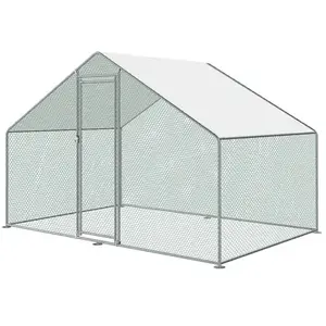 WIESENFIELD Enclos poule Volière extérieure Volière poule 309 x 200 x 205 cm pas cher