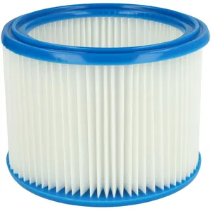 VHBW vhbw Filtre rond plissé aspirateurs compatible avec Nilfisk VL200... pas cher