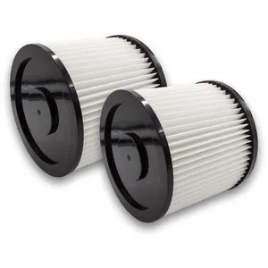Comparateur de prix : vhbw 2x Filtres ronds pour aspirateurs polyvalents, compatible avec MA...