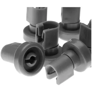 VHBW vhbw 8x Roulettes (25 mm) pour chariot inférieur lave-vaisselle c... pas cher