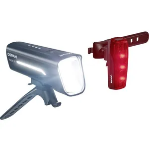 Comparateur de prix : OSRAM RACE 50 SET Fietsverlichtingsset LED werkt op een accu Zwart