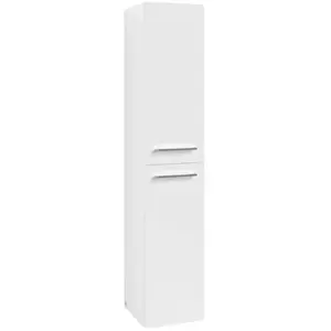 Villeroy & Boch Avento Hoge Kast 2 Deuren 176x35x404cm Brilliant White pas cher