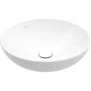 Villeroy & Boch, Lavabo, Vasque à poser Loop & Friends, 380x380x120mm, avec trop-plein, sans trou pour (380 mm, 380 mm) pas cher