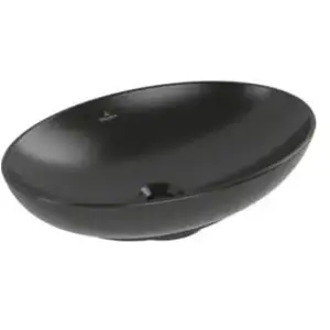Villeroy & Boch, Lavabo, Vasque à poser Loop & Friends, ovale, 560x380x120mm, avec trop-plein, sans trou pour robinetterie (380 mm, 560 mm) pas cher