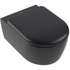 Villeroy & Boch Skyla hangtoilet met TwistFlush pure black