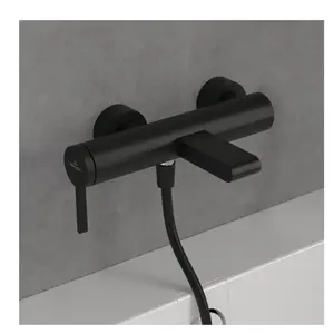 Mitigeur bain douche mécanique VILLEROY ET BOCH Dawn Matt Black pas cher