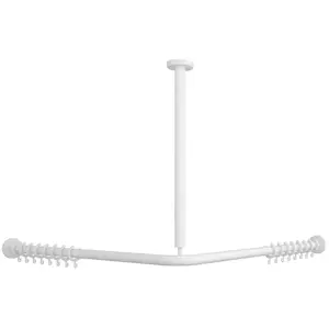 Villeroy & Boch, Tringle à rideau de douche, Barre de douche V&B ViCare fonction blanche 900x900mm pas cher