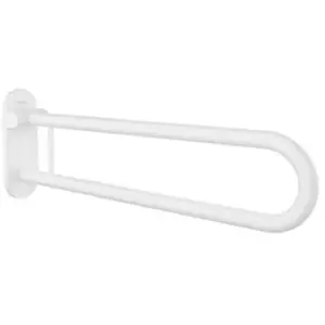Villeroy & Boch, Porte-serviettes + crochets pour serviettes, Poignée rabattable V&B Fonction ViCare blanc 750mm pas cher