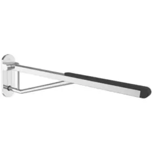 Villeroy & Boch, Porte-serviettes + crochets pour serviettes, Poignée rabattable V&B ViCare Design chromée, avec appui souple 850mm pas cher