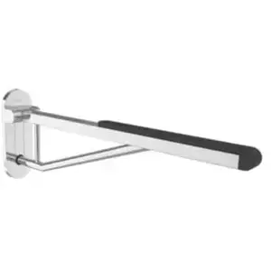 Villeroy & Boch, Porte-serviettes + crochets pour serviettes, Poignée pliante V&B ViCare Design chromée, avec appui souple 750mm pas cher