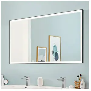 Villeroy & Boch, Miroir, V&B Miroir SUBWAY 3.0 1600x750x47,5mm bi (Black ma White Matt) pas cher