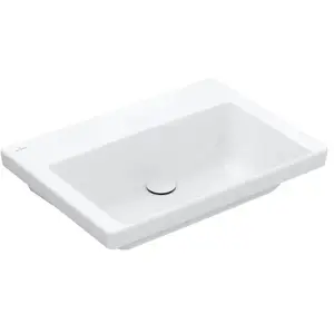 Villeroy & Boch, Lavabo, V&B lavabo SUBWAY 3.0 650x470mm sans lavabo sans robinetterie, blanc C (470 mm, 650 mm)