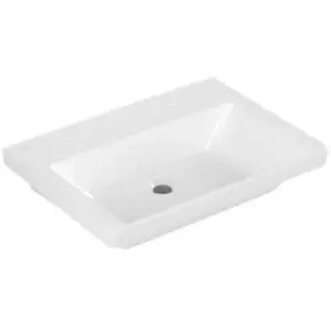 Villeroy & Boch, Lavabo, V&B lavabo armoire SUBWAY 3.0 650x470mm sans lavabo sans robinetterie blanc (470 mm, 650 mm)