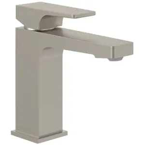 Villeroy & Boch Villeroy & Boch - Mitigeur lavabo VILLEROY ET BOCH Architectura Square sans tirette Brushed Nickel Matt - Gris